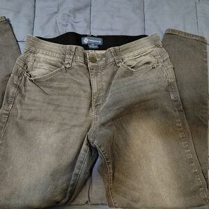 Democracy Absolution Gray Denim Jeans Sz 14